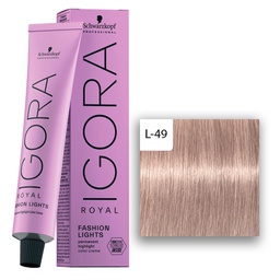 [M.13889.124] Schwarzkopf Professional IGORA ROYAL Fashion Lights Haarfarbe L-49 Beige Violett  60ml