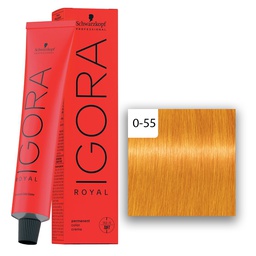 [M.13896.935] Schwarzkopf Professional IGORA ROYAL Haarfarbe 0-55 Gold Konzentrat  60ml