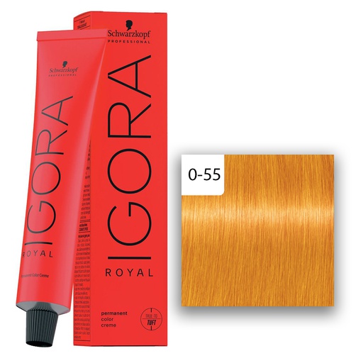 Schwarzkopf Professional IGORA ROYAL Haarfarbe 0-55 Gold Konzentrat  60ml