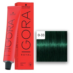 [M.13904.911] Schwarzkopf Professional IGORA ROYAL Haarfarbe 0-33 Anti Rot Konzentrat   60ml