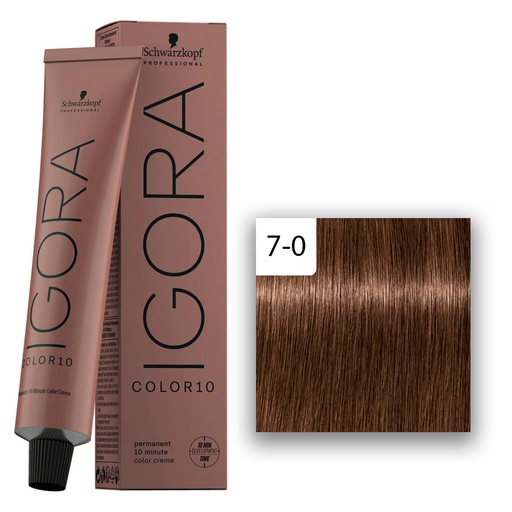 Schwarzkopf Professional Igora Color10 Haarfarbe 7-0 Mittelblond  60ml