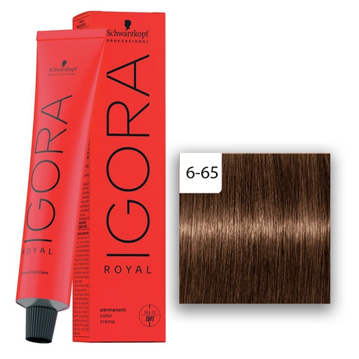 Schwarzkopf Professional IGORA ROYAL Haarfarbe 6-65 Dunkelblond Schoko Gold  60ml