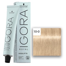 [M.13921.451] Schwarzkopf Professional IGORA ROYAL Highlifts Haarfarbe 10-0 Ultrablond  60ml