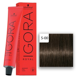 [M.13923.567] Schwarzkopf Professional IGORA ROYAL Haarfarbe 5-00 Hellbraun Natur Extra  60ml