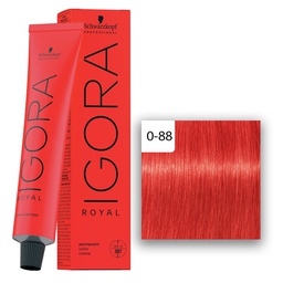 [M.13934.973] Schwarzkopf Professional IGORA ROYAL Haarfarbe 0-88 Rot Konzentrat  60ml