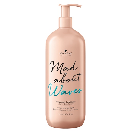Schwarzkopf Professional Mad About Waves Windswept Conditioner  1000ml