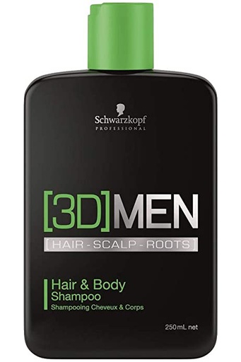 Schwarzkopf Professional 3D Mension Hair &amp; Body Shampoo  250ml