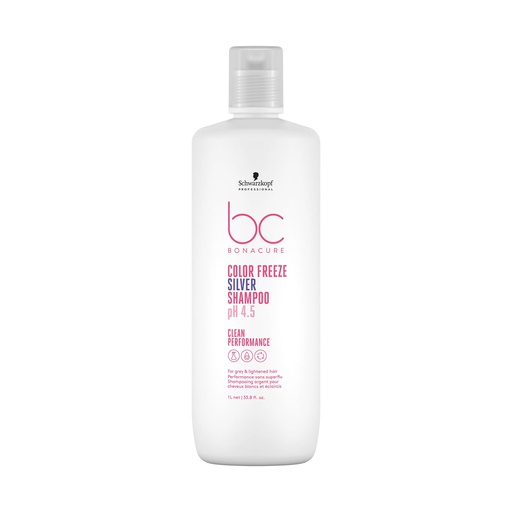  Schwarzkopf Professional BC pH 4.5 Color Freeze Silver Micellar Shampoo 1000 ml