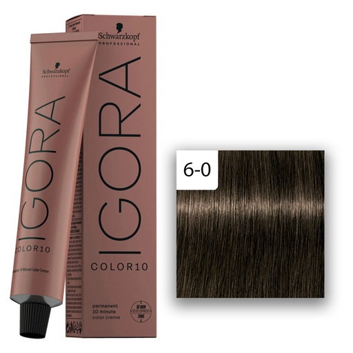 Schwarzkopf Igora Color10 Haarfarbe 60 ml 6-0 Dunkelblond