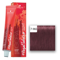 [M.14276.286] Schwarzkopf Professional Igora Royal Take Over Dusted Rouge Haarfarbe Mittelblond Violett Rot Asch 7-982 60ml