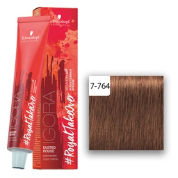 [M.14281.944] Schwarzkopf Professional Igora Royal Take Over Dusted Rouge Haarfarbe Mittelblond Kupfer Schoko Beige 7-764  60ml