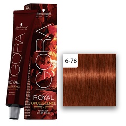 [M.14282.265] Schwarzkopf Professional IGORA ROYAL Opulescence Haarfarbe Dunkelblond Kupfer rot 6-78  60ml
