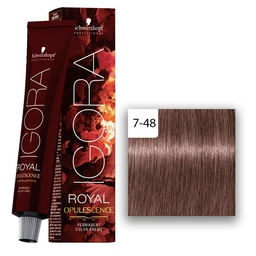 [M.14284.500] Schwarzkopf Professional IGORA ROYAL Opulescence Haarfarbe Mittelblond Beige Rot 7-48  60ml