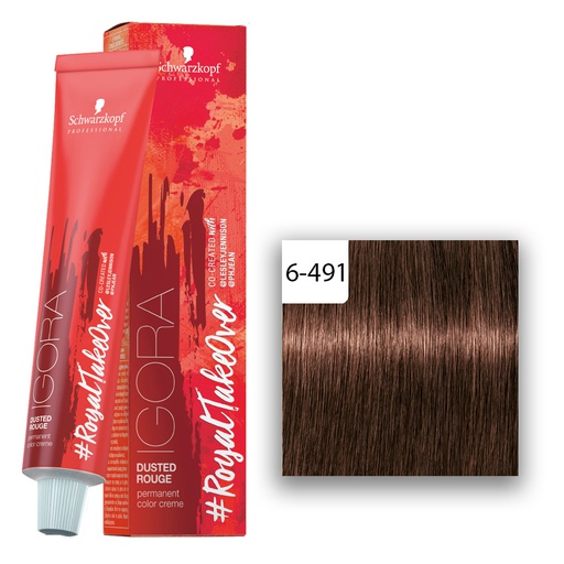 Schwarzkopf Professional IGORA ROYAL Take Over Dusted Rouge Haarfarbe 6-491 Dunkelblond Beige Cendré 60ml