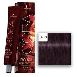[M.14413.043] Schwarzkopf Professional IGORA ROYAL Opulescence Haarfarbe 3-19 Dunkelbraun Cendrè Violett  60ml