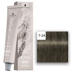 [M.14414.905] Schwarzkopf Professional Igora Royal Muted Desert Haarfarben 60ml 7-24 Mittelblond Asch Beige