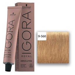 [M.14428.408] Schwarzkopf Professional Igora Royal Absolutes Haarfarbe 60ml 9-560 Extra Hellblond Gold Schoko Natur