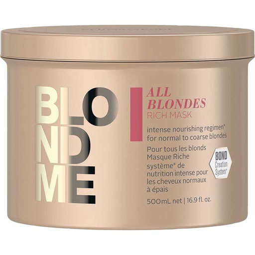 Schwarzkopf Professional BlondMe Alle Blondinen Rich Mask 500ml