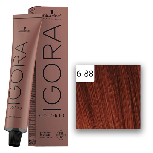 Schwarzkopf Professional Igora Color10 Haarfarbe 60ml 6-88 Dunkelblond Rot Extra
