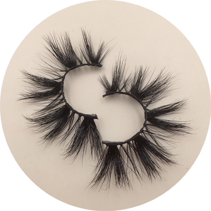 MAD Lashes- Wimpern WHITE  3D104 15mm