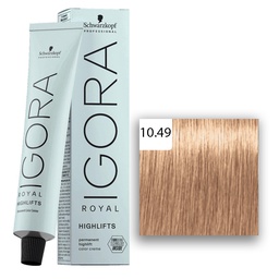 [M.15674.281] Schwarzkopf Professional IGORA ROYAL Highlifts Haarfarbe 10-49 Ultrablond Beige Violett 60ml