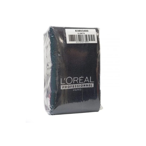L'Oréal Professionnel Handtucher mit Logo-schwarz - 6 stk