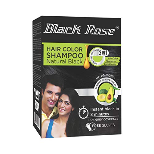 Black Rose Henna Color Shampoo-Ammonia Free  12x15gr