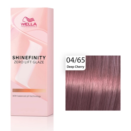 Wella Professional Shinefinity Zero Lift Glaze -  04/65 Deep Cherry 60ml