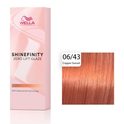 [M.16116.221] Wella Professional Shinefinity Zero Lift Glaze -  06/43 Copper Sunset 60ml