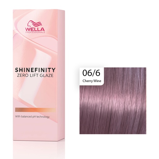 Wella Professional Shinefinity Zero Lift Glaze -  06/6 Cherry Wine 60ml