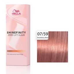 [M.16123.146] Wella Professional Shinefinity Zero Lift Glaze -  07/59 Strawberry Wine 60ml
