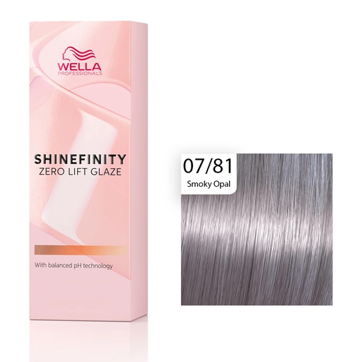 Wella Professional Shinefinity Zero Lift Glaze - 07/81 Smoky Opal 60ml