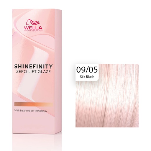 Wella Professional Shinefinity Zero Lift Glaze - 09/05 Silk Blush 60ml