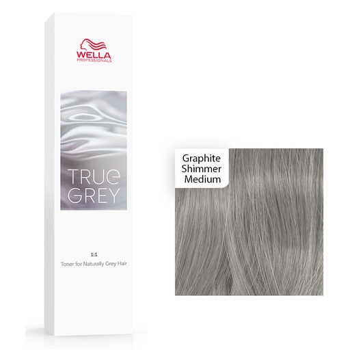Wella Professional True Grey  Cream Toner - Graphite Shimmer Medium 60ml
