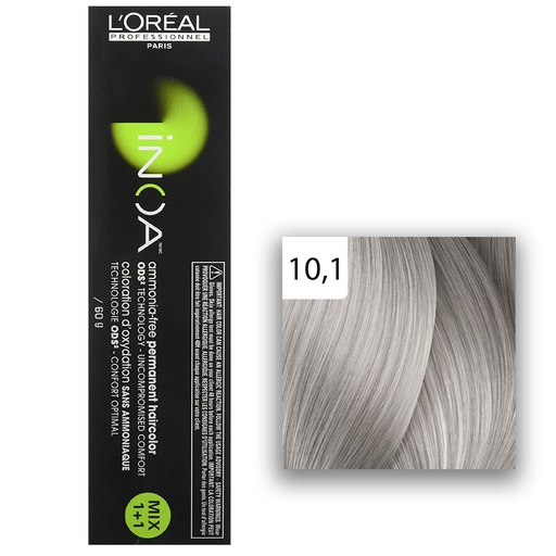 L'Oréal Professionnel INOA 10,1 Platinblond Asch 60ml