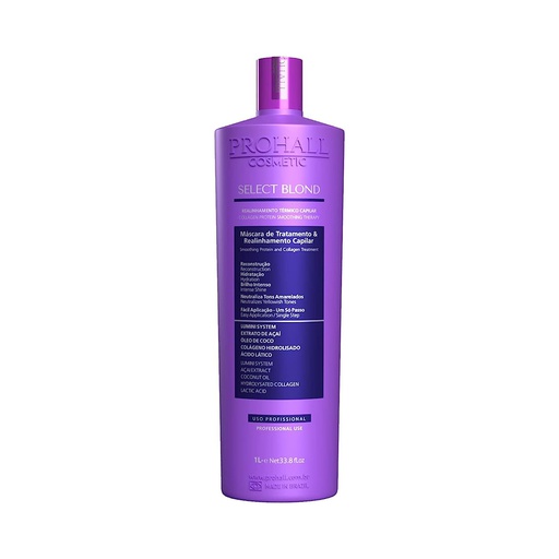 PROHALL Professional SELECT BLOND Collagen Protein Smoothing Therapy  1000ml