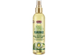 [M.16489.006] African Pride Olive Miracle Heat Protection &amp; Shine Mist 4oz.