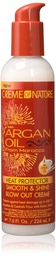 [M.16524.675] Creme Of Nature Argan Oil Heat Protector Creme 7.6oz.